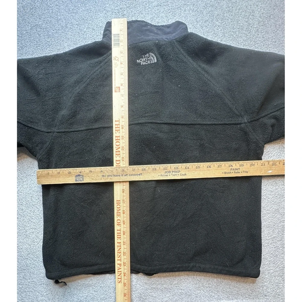 Vintage The North Face Jacket‎ Youth XL Black Fleece Full Zip Approach Hiking